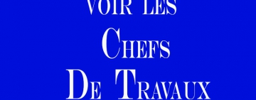 Chefs de Travaux  --  Environnement