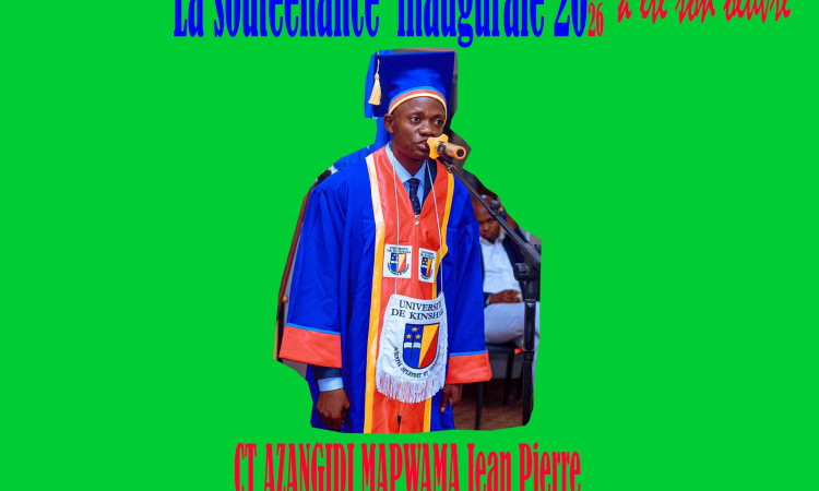 La soutenance de la thèse de doctorat par CT Azangidi Mapwama Jean Pierre